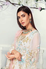 Emaan Adeel Chiffon Collection Vol-9 Unstitched 3 Piece Suit EA-907 - FaisalFabrics.pk