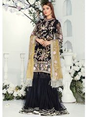 Emaan Adeel Chiffon Collection Vol-9 Unstitched 3 Piece Suit EA-909 - FaisalFabrics.pk