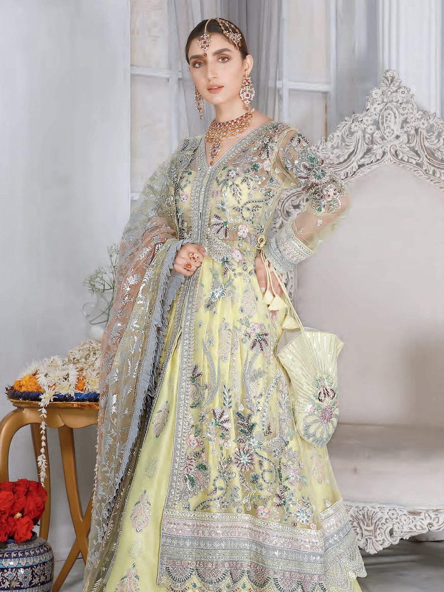 Emaan Adeel Mahermah Bridal Collection 2021 Mah e Kamil MB-05 - FaisalFabrics.pk