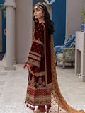 Emaan Adeel Makhmal Premium Velvet Unstitched 3PC Suit MK-01 - FaisalFabrics.pk