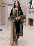 Emaan Adeel Makhmal Premium Velvet Unstitched 3PC Suit MK-02 - FaisalFabrics.pk