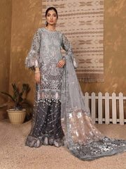 Emaan Adeel Virsa Luxury Chiffon 3 Piece Embroidered Suit VR-06 - FaisalFabrics.pk