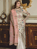 Emaan Adeel Luxury Embroidered Chiffon Unstitched 3 Piece Suit EA-810 - FaisalFabrics.pk