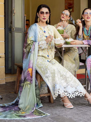 Mushq Lawana Embroidered Luxury Lawn Unstitched 3Pc Suit MSL-23-04 Emon