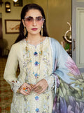 Mushq Lawana Embroidered Luxury Lawn Unstitched 3Pc Suit MSL-23-04 Emon
