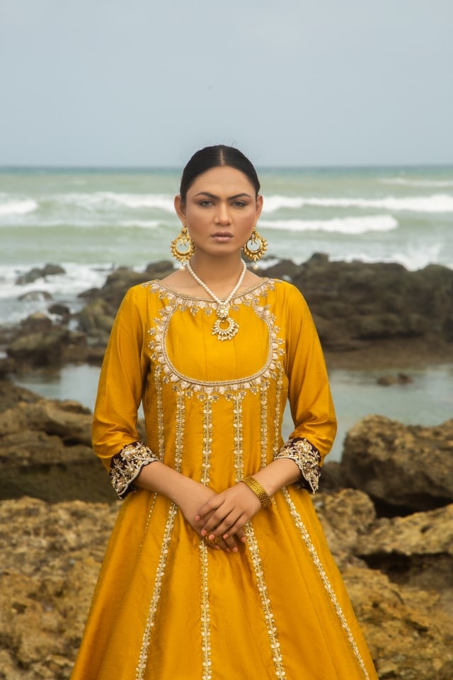Sumaria’s Couture Formal Stitched 3Pc Suit - ESHAAL