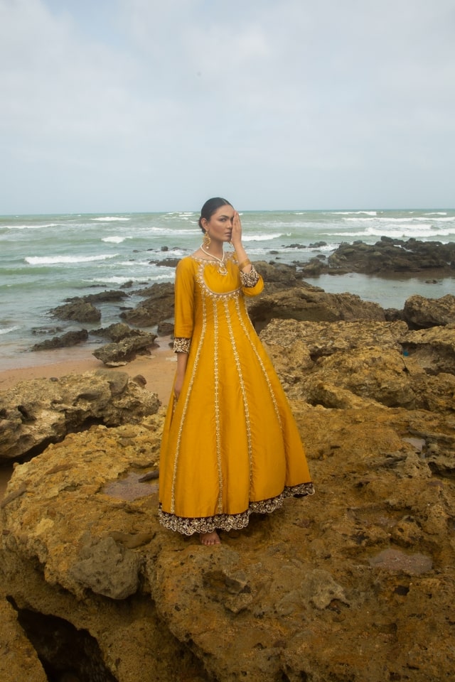 Sumaria’s Couture Formal Stitched 3Pc Suit - ESHAAL