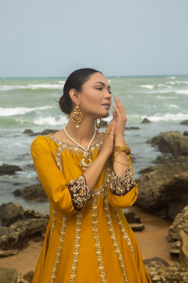 Sumaria’s Couture Formal Stitched 3Pc Suit - ESHAAL