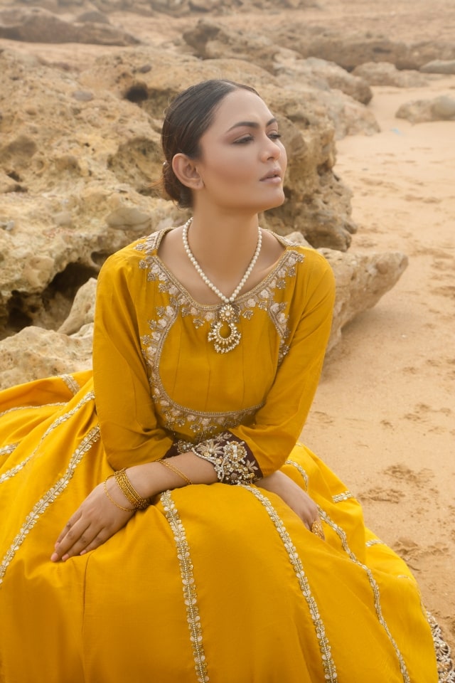 Sumaria’s Couture Formal Stitched 3Pc Suit - ESHAAL