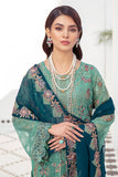 Ramsha Embroidered Luxury Chiffon Unstitched 3 Piece Suit F-2102 - FaisalFabrics.pk
