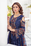 Ramsha Embroidered Luxury Chiffon Unstitched 3 Piece Suit F-2104 - FaisalFabrics.pk
