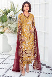 Ramsha Embroidered Luxury Chiffon Unstitched 3 Piece Suit F-2105 - FaisalFabrics.pk