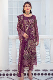 Ramsha Embroidered Luxury Chiffon Unstitched 3 Piece Suit F-2107 - FaisalFabrics.pk