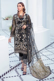 Ramsha Embroidered Luxury Chiffon Unstitched 3 Piece Suit F-2108 - FaisalFabrics.pk