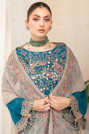 Ramsha Luxury Chiffon Vol-22 Unstitched 3Pc Suit F-2201