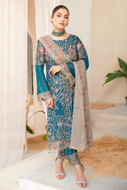 Ramsha Luxury Chiffon Vol-22 Unstitched 3Pc Suit F-2201
