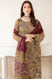 Ramsha Luxury Chiffon Vol-22 Unstitched 3Pc Suit F-2203