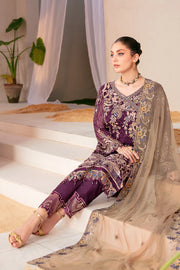 Ramsha Luxury Chiffon Vol-22 Unstitched 3Pc Suit F-2206