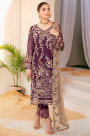 Ramsha Luxury Chiffon Vol-22 Unstitched 3Pc Suit F-2206