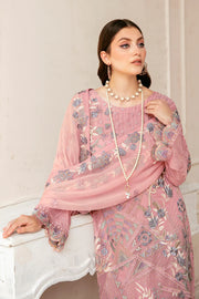 Ramsha Luxury Chiffon Vol-22 Unstitched 3Pc Suit F-2207