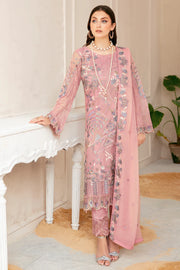 Ramsha Luxury Chiffon Vol-22 Unstitched 3Pc Suit F-2207