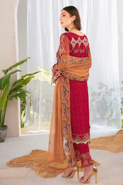 Ramsha Luxury Chiffon Vol-22 Unstitched 3Pc Suit F-2208