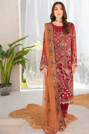 Ramsha Luxury Chiffon Vol-22 Unstitched 3Pc Suit F-2208