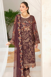 Ramsha Luxury Chiffon Vol-22 Unstitched 3Pc Suit F-2211