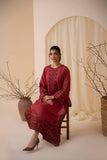 Nuriyaa Winter Pret Embroidered Khaddar 2 Piece Suit - Afghan Kameez