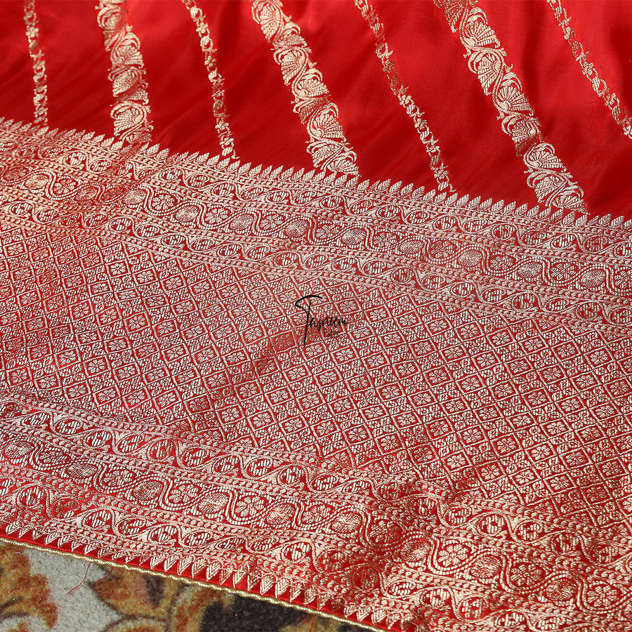 FBDY0002673-Pure Gaji Silk JAQD - Tasneem Fabrics