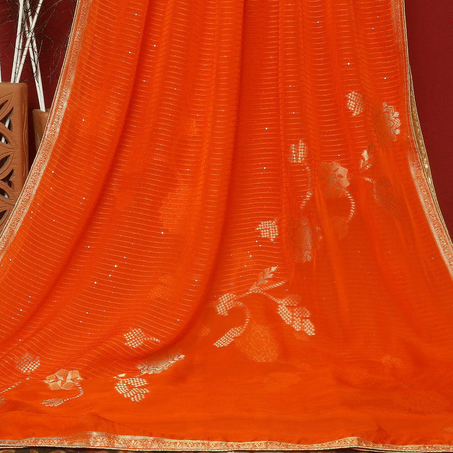 Pure Organza Jacquard-FBDY0002945 - Tasneem Fabrics