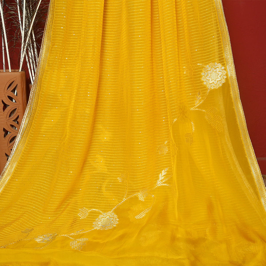 Pure Organza Jacquard-FBDY0002949 - Tasneem Fabrics