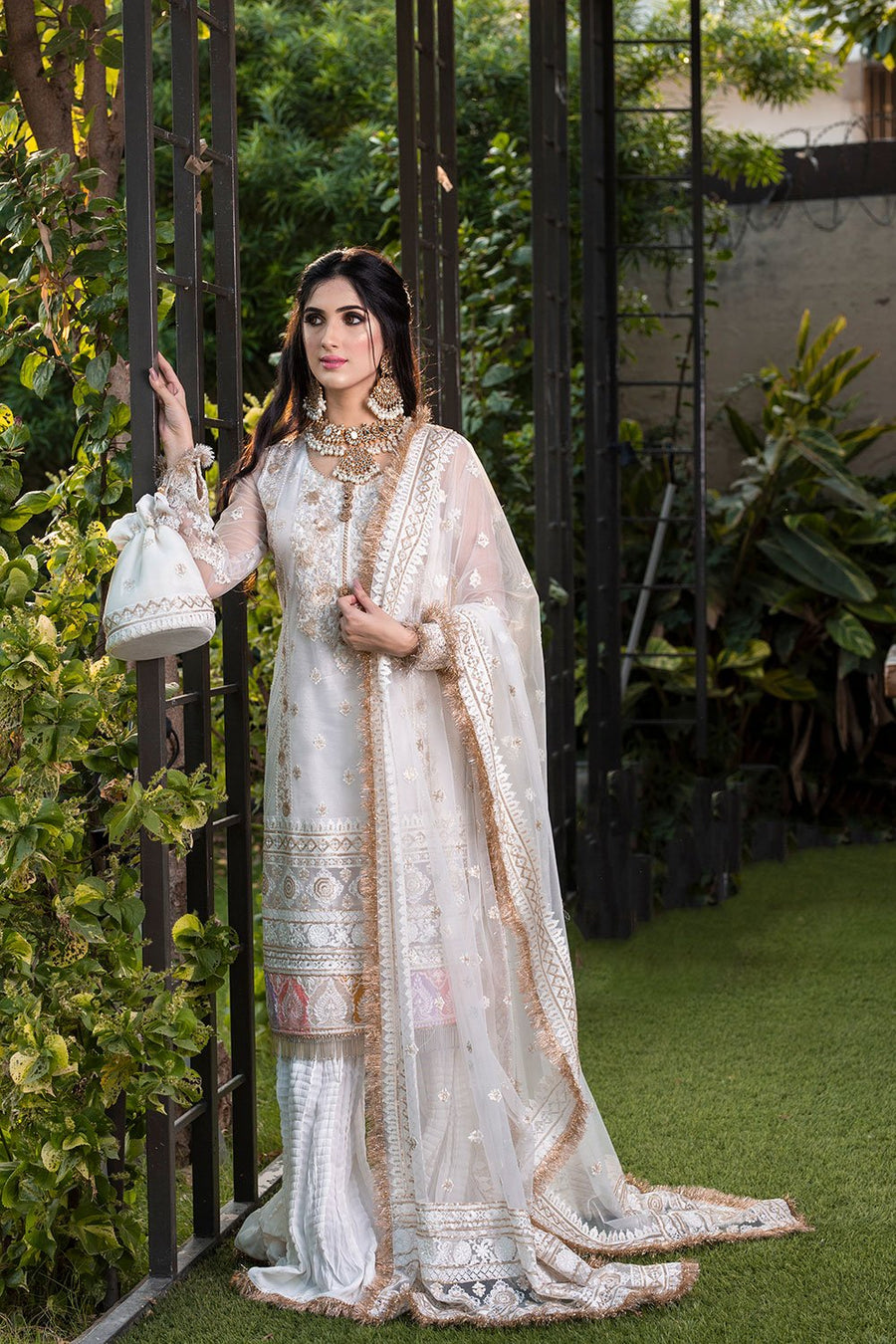 LYLA Festive 2021 Luxury Formals Unstitched 3 Piece Suit D-03 - FaisalFabrics.pk