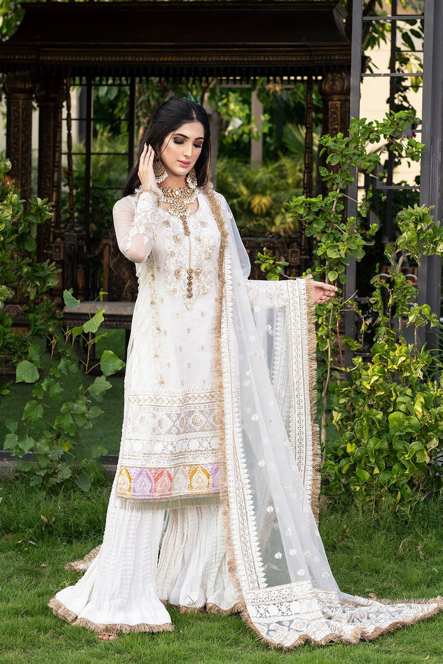 LYLA Festive 2021 Luxury Formals Unstitched 3 Piece Suit D-03 - FaisalFabrics.pk