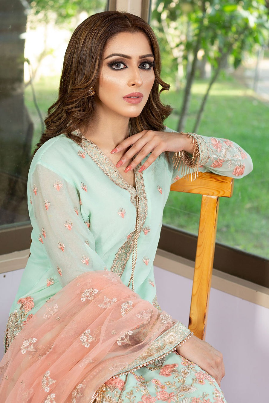 LYLA Festive 2021 Luxury Formals Unstitched 3 Piece Suit D-04 - FaisalFabrics.pk