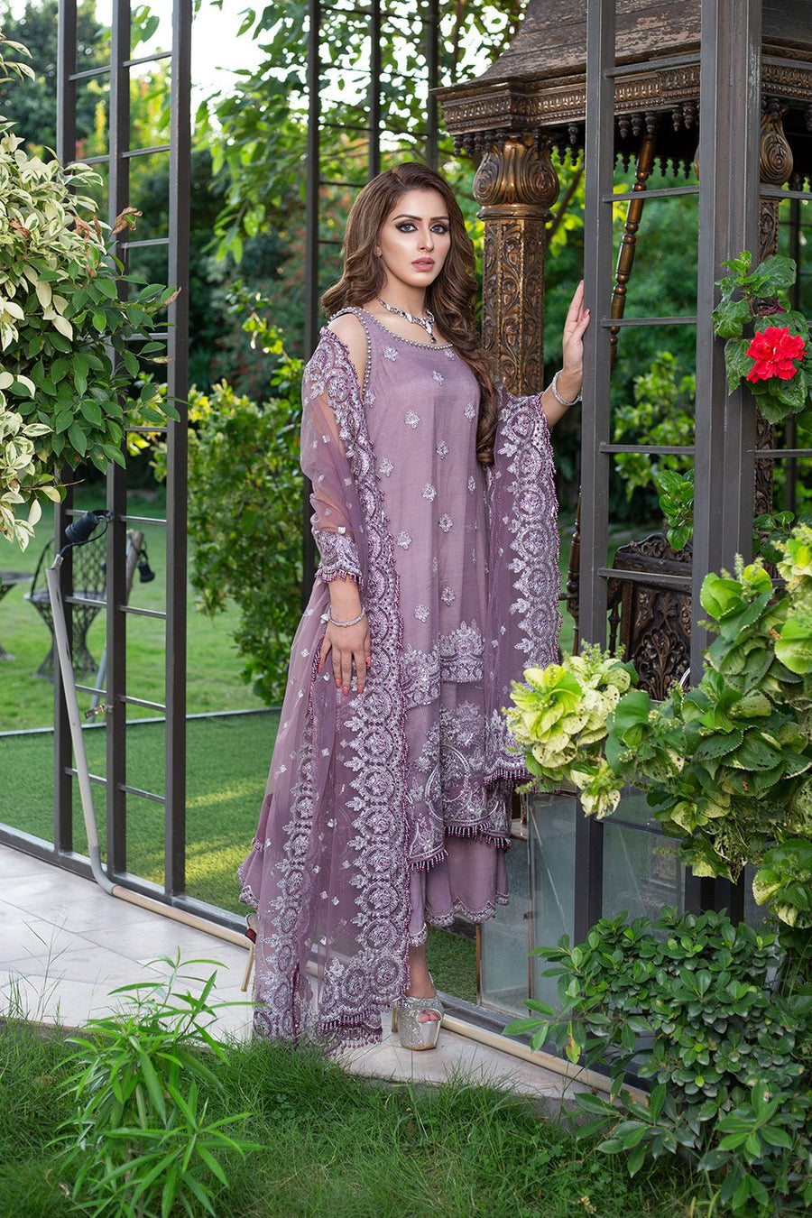 LYLA Festive 2021 Luxury Formals Unstitched 3 Piece Suit D-05 - FaisalFabrics.pk