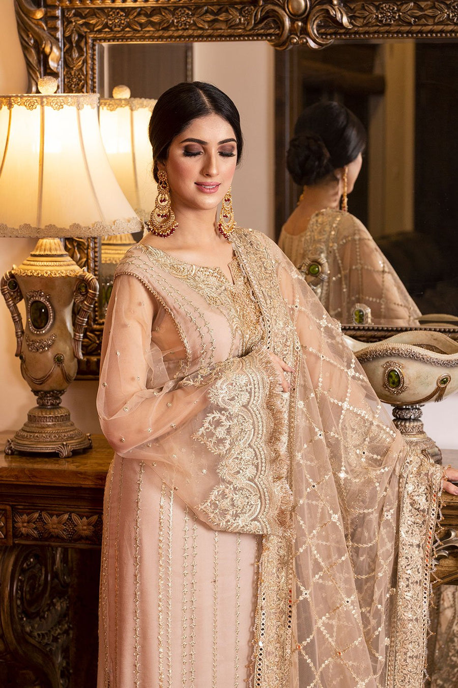 LYLA Festive 2021 Luxury Formals Unstitched 3 Piece Suit D-06 - FaisalFabrics.pk