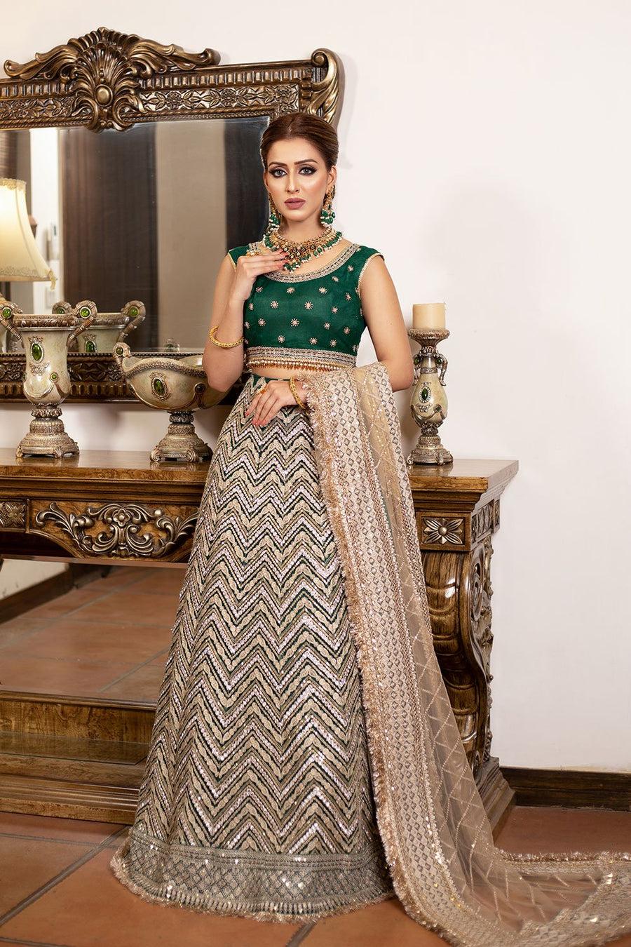 LYLA Festive 2021 Luxury Formals Unstitched 3 Piece Suit D-07 - FaisalFabrics.pk