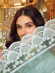 Gul Ahmed Festive Eid Embroidered Lawn Unstitched 3Pc Suit FE-32006