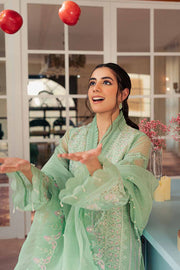 Gul Ahmed Festive Eid Embroidered Organza Unstitched 3Pc Suit FE-32014
