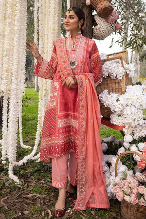Gul Ahmed Festive Eid Embroidered Jacquard Unstitched 3Pc Suit FE-32023