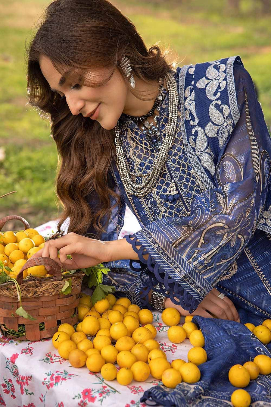 Gul Ahmed Festive Eid Embroidered Cotton Unstitched 3Pc Suit FE-32024