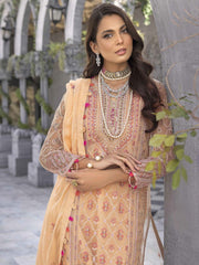 Gul Ahmed Festive Eid Embroidered Net Unstitched 3Pc Suit FE-32052
