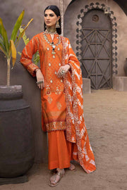 Gul Ahmed Festive Eid Embroidered Lawn Unstitched 3Pc Suit FE-32057