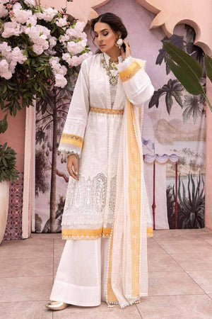 Gul Ahmed Festive Eid Embroidered Lawn Unstitched 3Pc Suit FE-32075