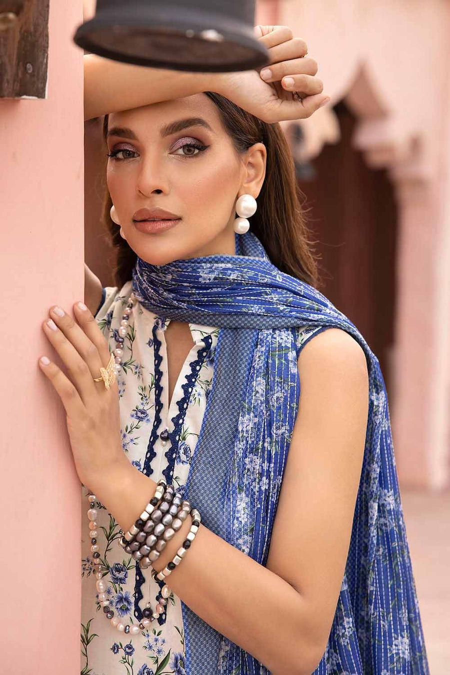 Gul Ahmed Festive Eid Embroidered Lawn Unstitched 3Pc Suit FE-32078