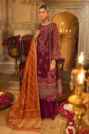 Gul Ahmed Festive Eid Embroidered Net Unstitched 3Pc Suit FE-32080