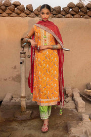 Gul Ahmed Festive Eid Embroidered Lawn Unstitched 3Pc Suit FE-32099