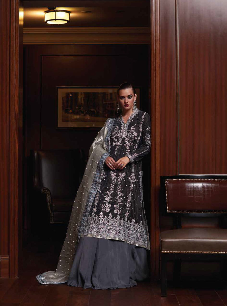 MUSHQ Destiny Luxury Velvet Unstitched 3Pc Suit MV22-03 FELICITY
