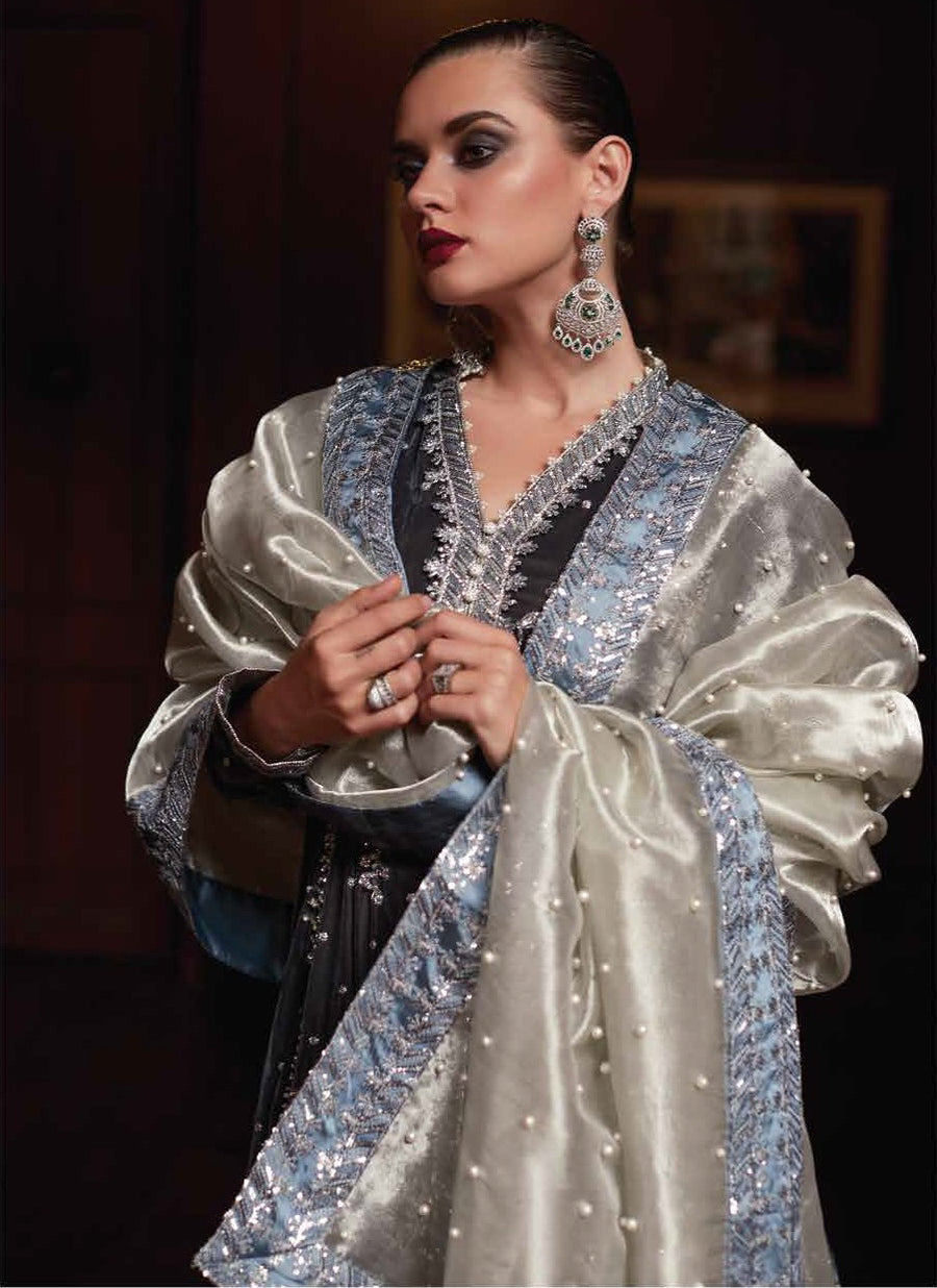 MUSHQ Destiny Luxury Velvet Unstitched 3Pc Suit MV22-03 FELICITY